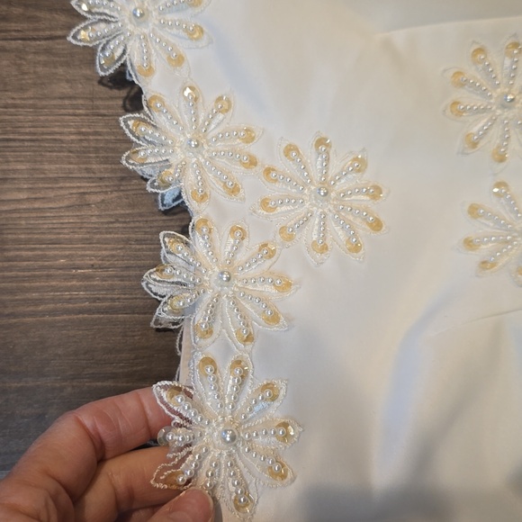 Beautiful vintage communion or flower girl dress, sz 8 - Picture 8 of 13